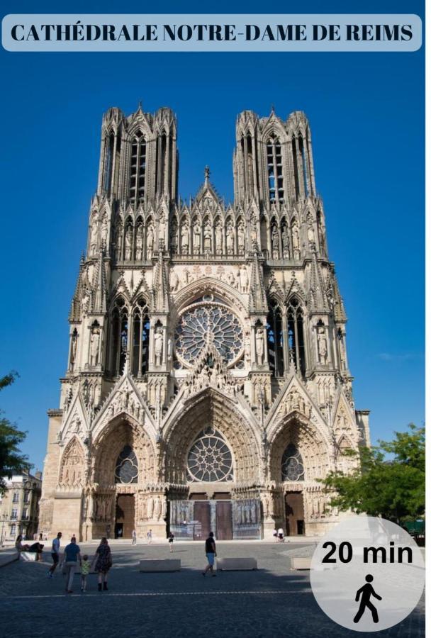 Le Cocon De Reims /Wifi/Commerce /Av De Paris Экстерьер фото